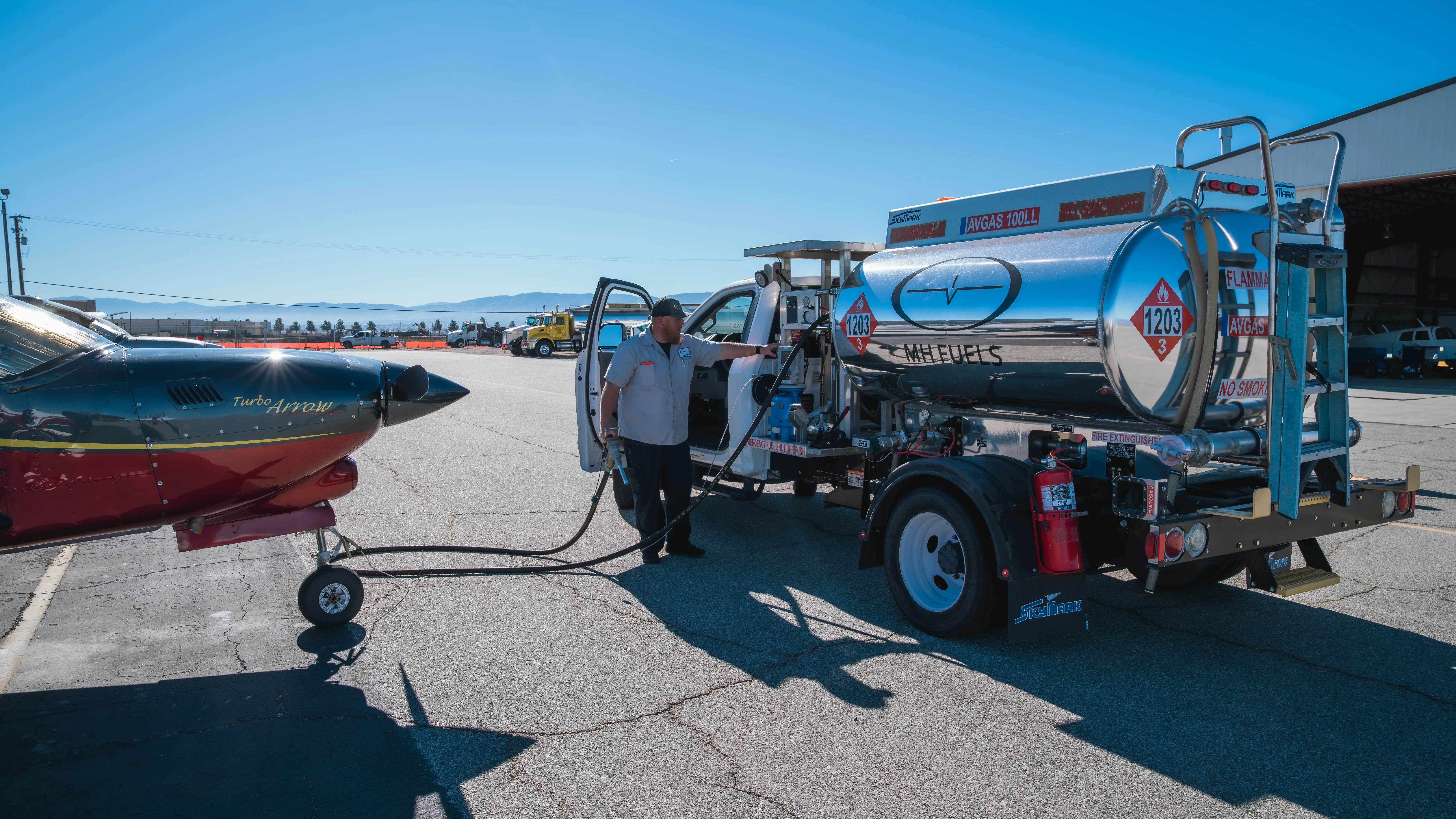 FAA Part 145 Repair Station hangar at MH Aviation