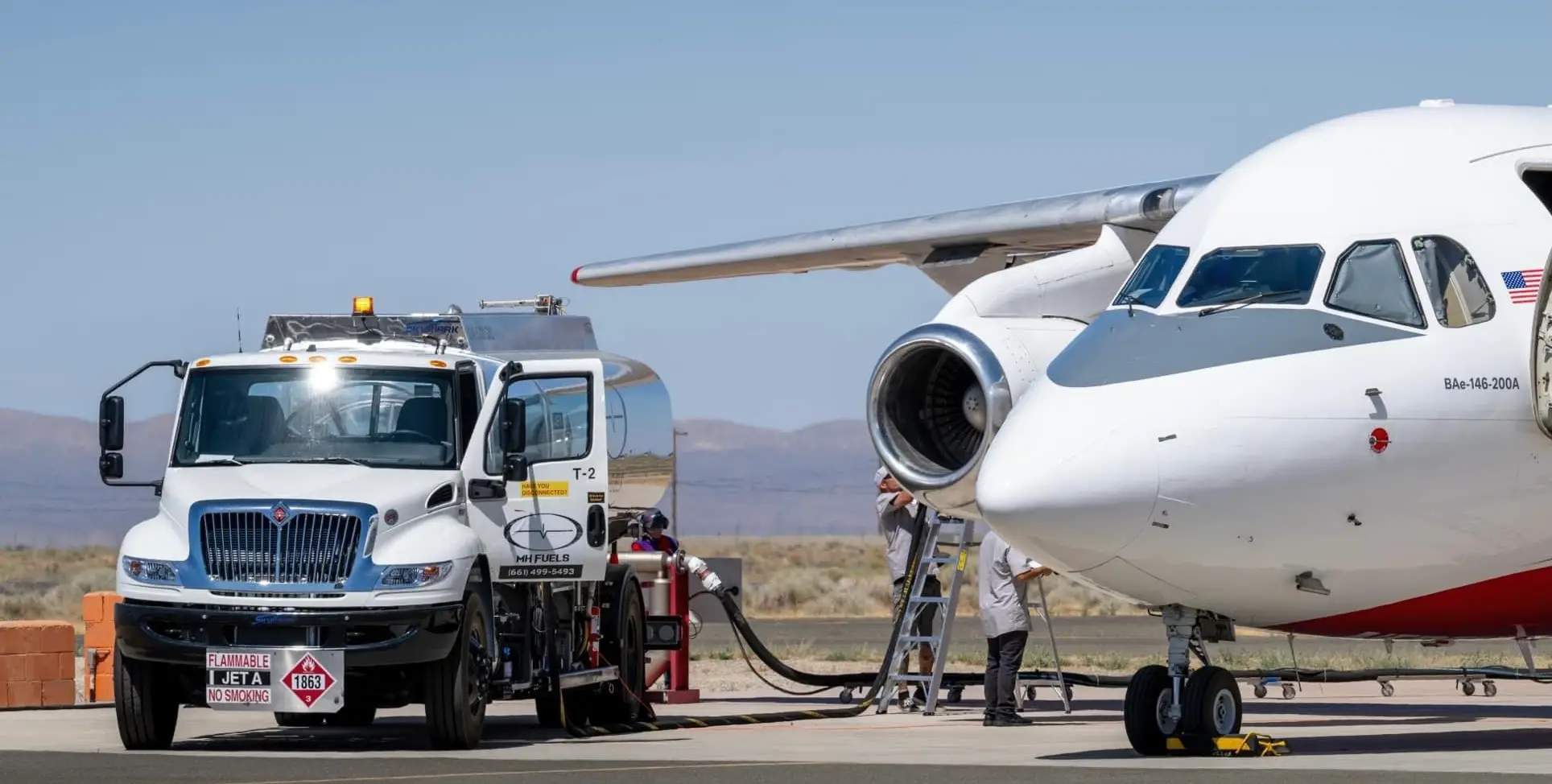 Fox Field airport ramp view