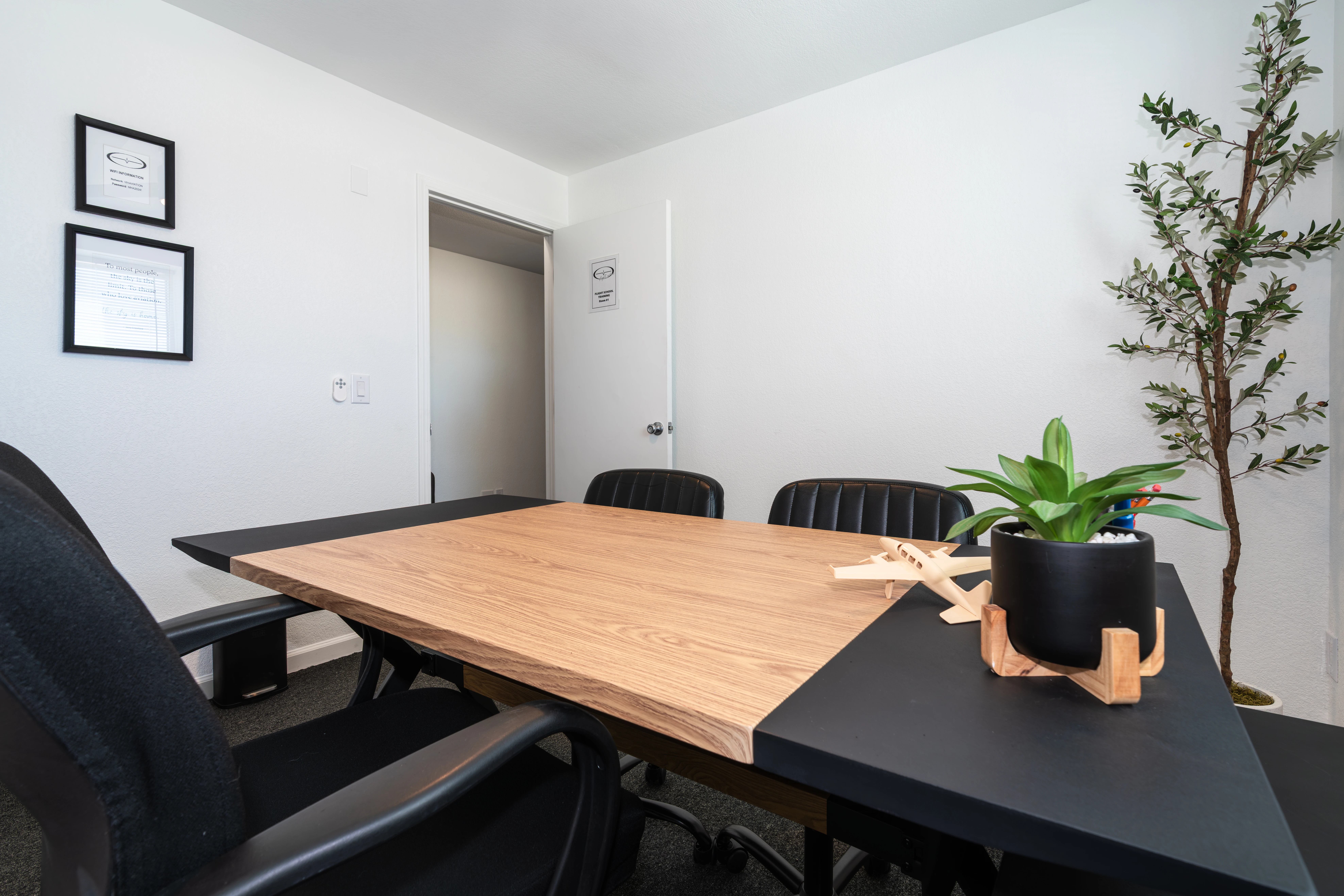 Office instructor view at MH Aviation at Lancaster, California