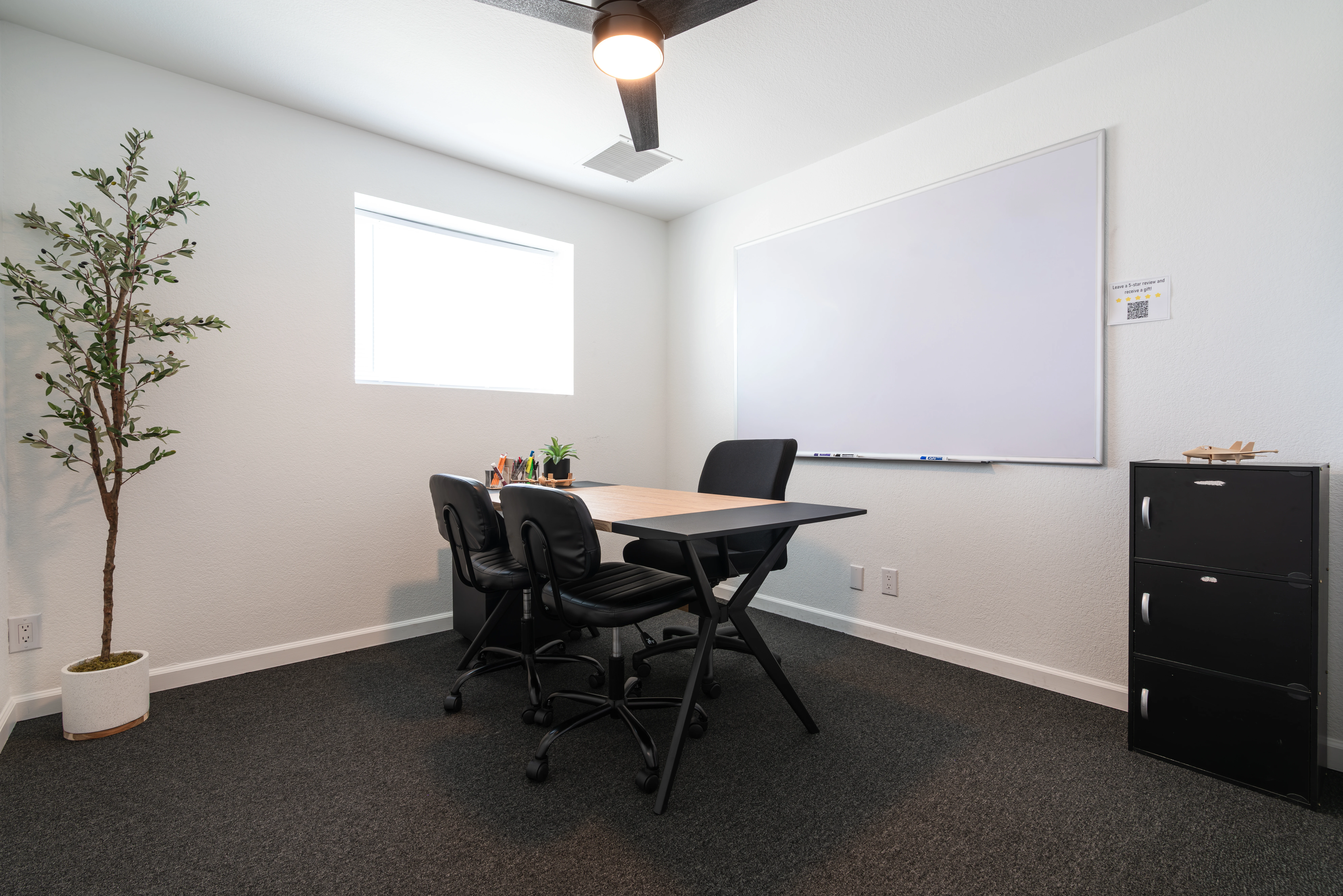 Office view at MH Aviation at Lancaster, California