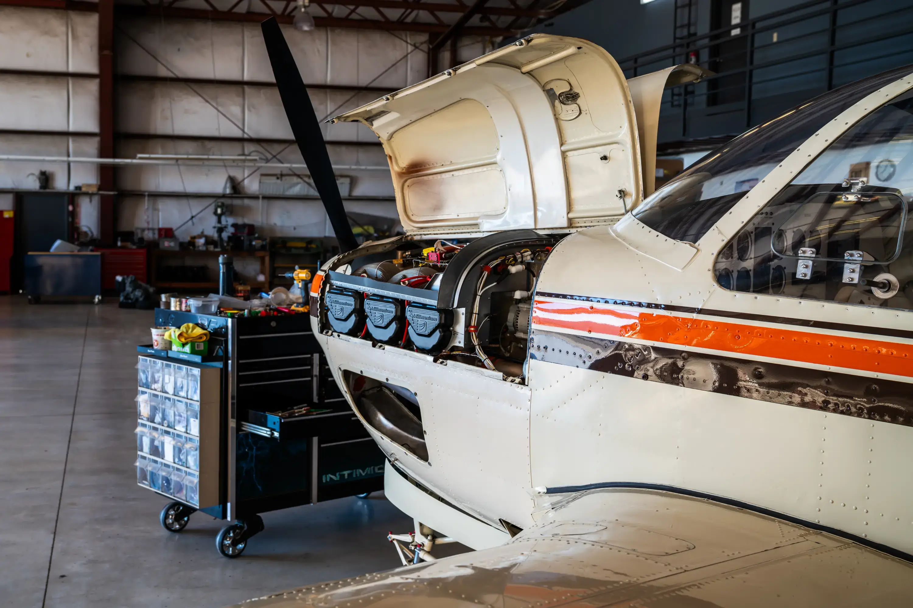 FAA Part 145 Repair Station hangar at MH Aviation